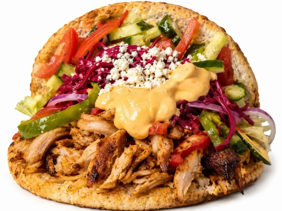Döner von Berlin Gemüse Döner