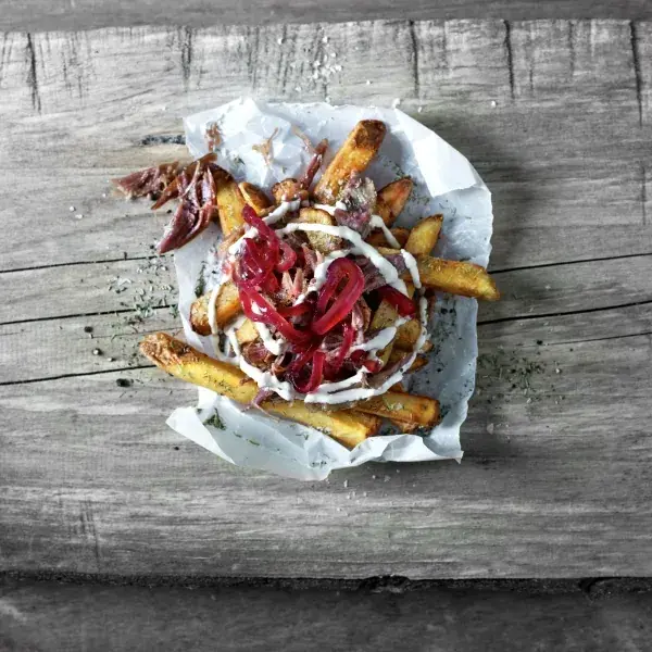 Ente mit Pommes von Duck It